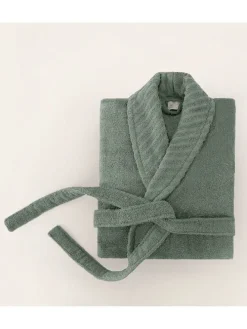 Bademantel in Grün