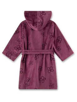 Bademantel in Lila