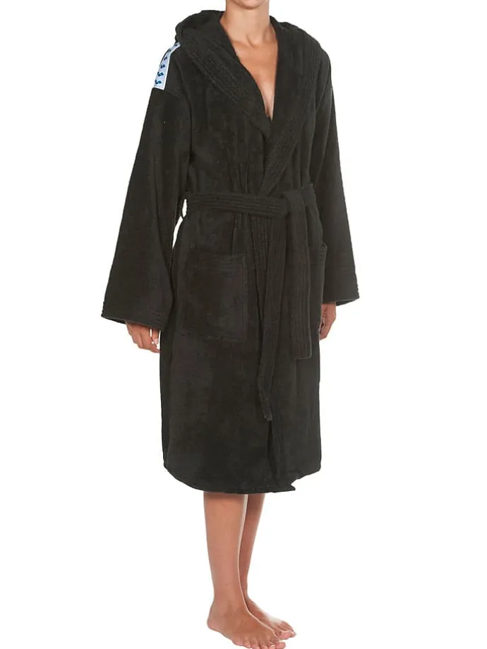 Bademantel in Schwarz