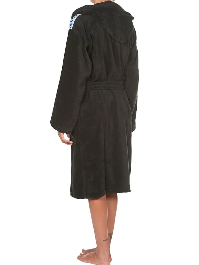 Bademantel in Schwarz