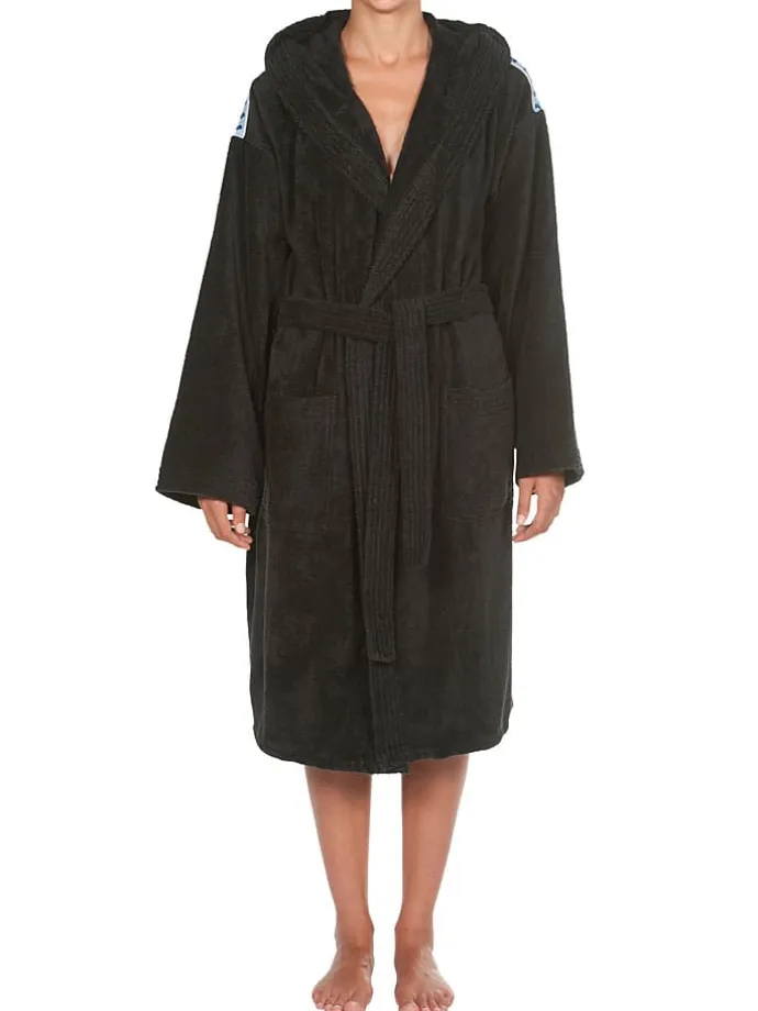 Bademantel in Schwarz