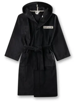 Bademantel in Schwarz