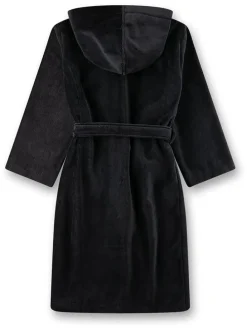 Bademantel in Schwarz