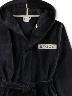 Bademantel in Schwarz