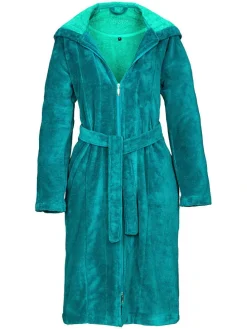 Bademantel "Palermo" in Türkis