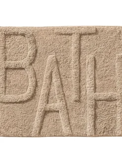 Badematte in Beige