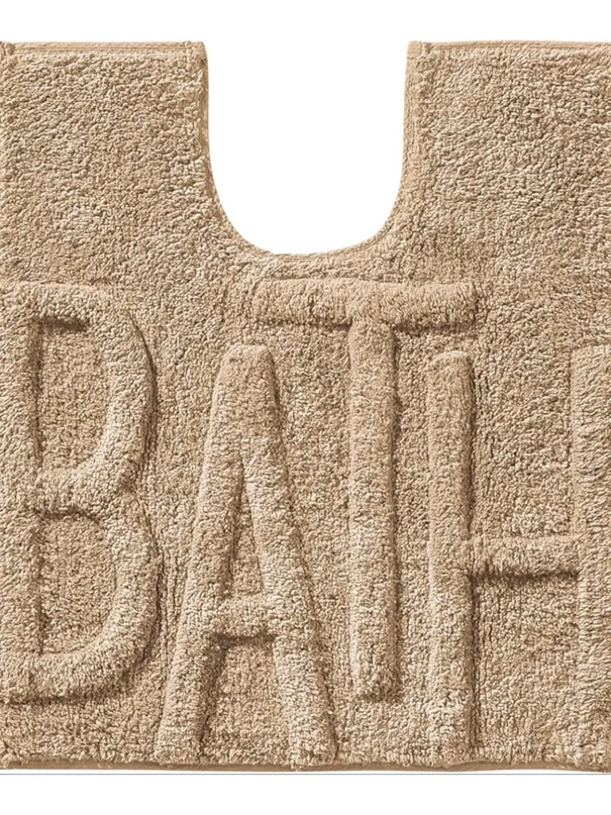 Badematte in Beige