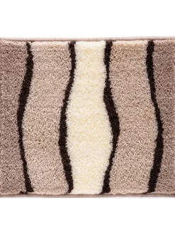 Badematte in Beige/ Creme