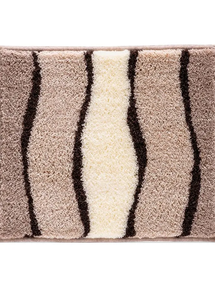 Badematte in Beige/ Creme