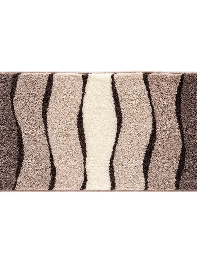 Badematte in Beige/ Creme