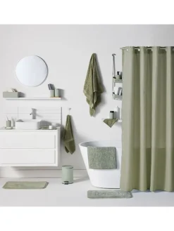 Badematte in Grün - (L)60 x (B)40 cm