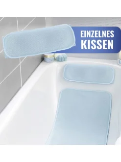 Badematte in Hellblau - (L)80 x (B)40 cm