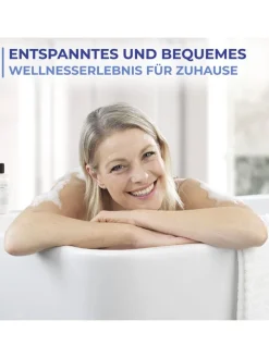 Badematte in Hellblau - (L)80 x (B)40 cm