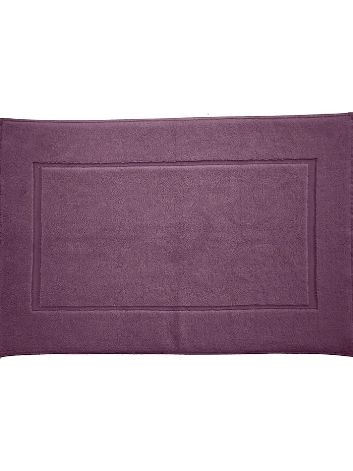 Badematte in Lila - (L)50 x (B)80 cm