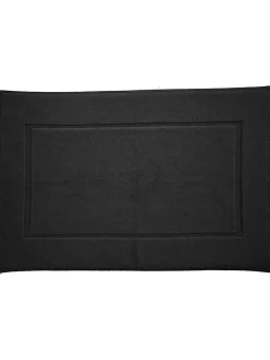 Badematte in Schwarz - (L)50 x (B)80 cm
