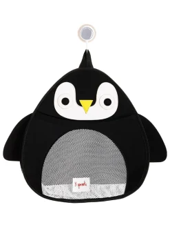 Badenetz für Spielzeug "Pinguin" in Schwarz