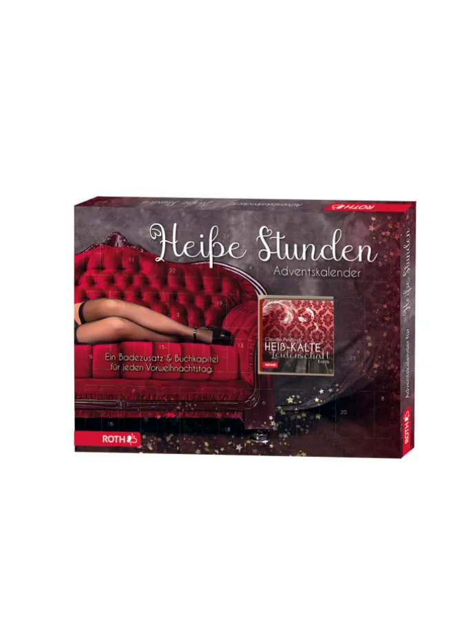Bade-Wellness Adventskalender - Heiße Stunden - mit Buch in Bunt
