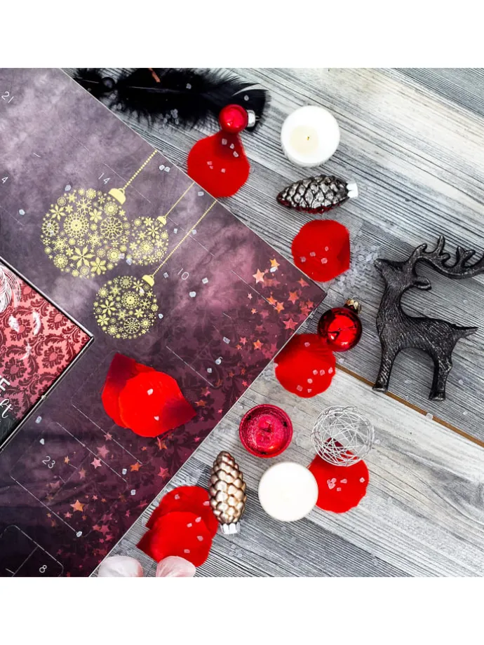 Bade-Wellness Adventskalender - Heiße Stunden - mit Buch in Bunt