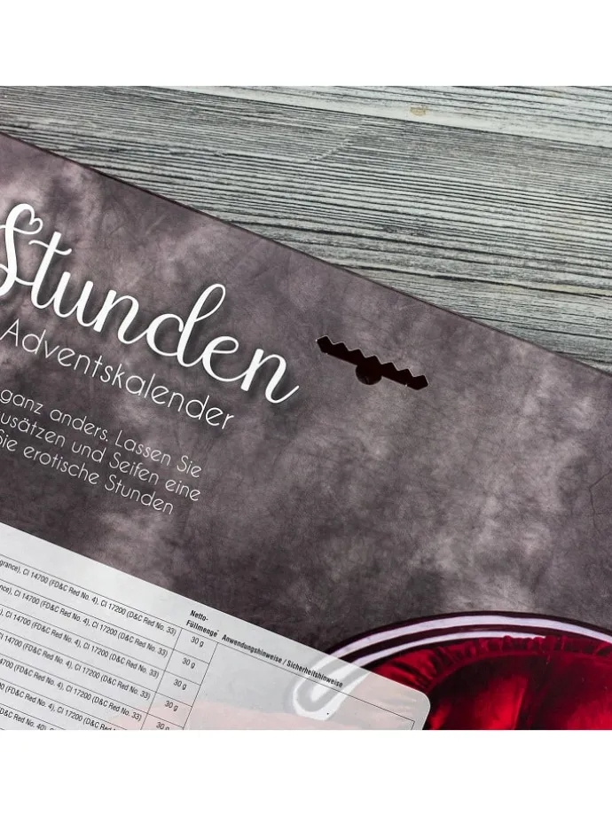 Bade-Wellness Adventskalender - Heiße Stunden - mit Buch in Bunt