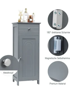 Badezimmerschrank in Grau