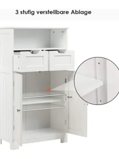 Badezimmerschrank in Weiß