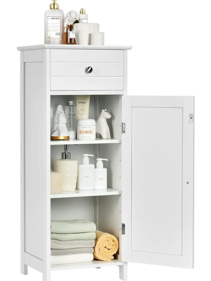 Badezimmerschrank in Weiß