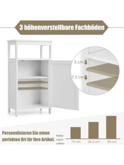 Badezimmerschrank in Weiß