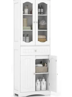 Badezimmerschrank in Weiß