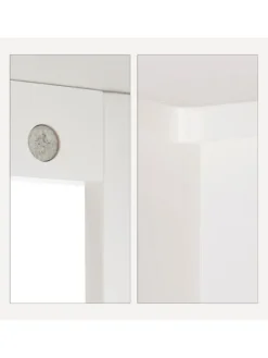 Badezimmerschrank in Weiß - (B)50 x (H)92 x (T)25,5 cm