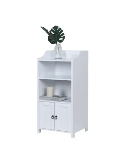 Badezimmerschrank in Weiß - (B)40,5 x (H)86 x (T)36 cm