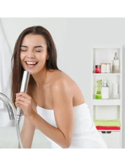 Badezimmerschrank in Weiß - (B)30 x (H)144 x (T)30 cm