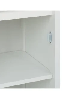 Badezimmerschrank in Weiß - (B)30 x (H)129 x (T)30 cm