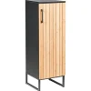 Badezimmerschrank MISCANTI in Braun/Schwarz - (W) 30 x (H) 90 x (L) 30 cm
