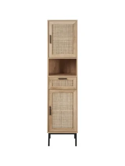 Badezimmerschrank ROSELL in /Braun - (W) 40 x (H) 165 x (L) 36 cm