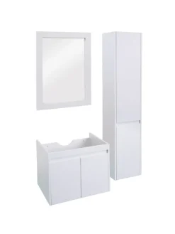 Badezimmerset L86, Weiß