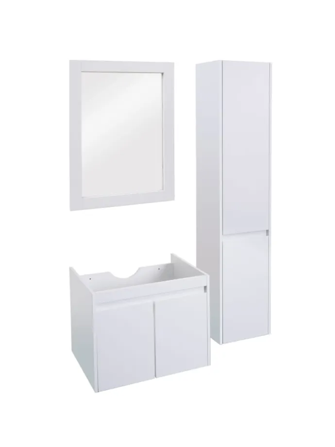 Badezimmerset L86, Weiß