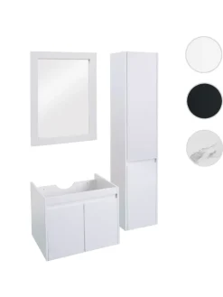 Badezimmerset L86, Weiß