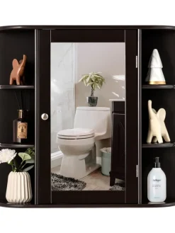 Badezimmerspiegelschrank in Braun