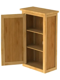 Badezimmer-Wandschrank in Hellbrau - (B)40 x (H)70 x (T)20 cm
