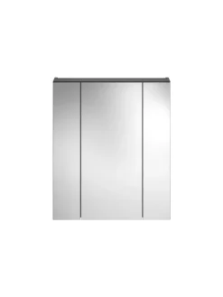 Badkombination in schwarz/schwarz hochglanz - (B) 60 x (H) 182 x (T) 34