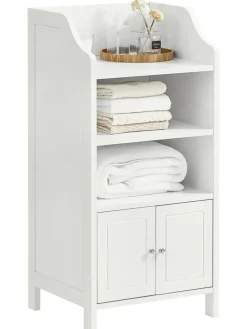 Badkommode in Weiß - (B)41 x (H)86 x (T)36cm