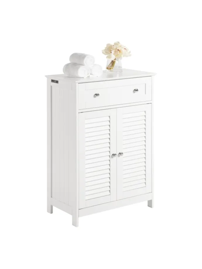 Badkommode in Weiß - (B)60 x (H)87 x (T)35cm
