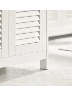 Badkommode in Weiß - (B)60 x (H)87 x (T)35cm