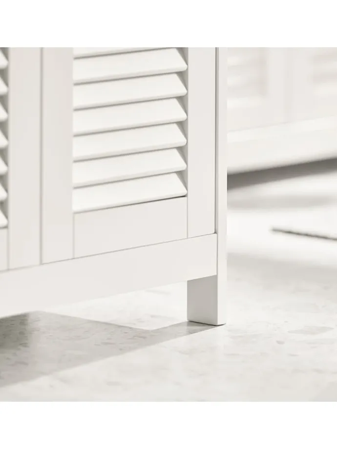 Badkommode in Weiß - (B)60 x (H)87 x (T)35cm