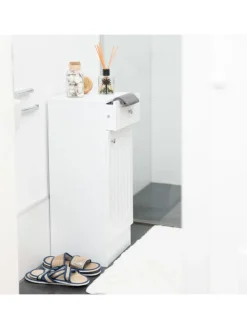 Badschrank in Weiß - (B)30,5 x (H)80 x (T)30,5 cm