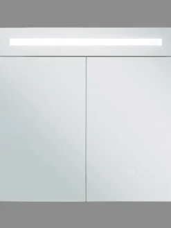 Bad-Spiegelschrank JARAMILLO in Weiß/Silber - (W) 60 x (H) 60 x (L) 12 cm