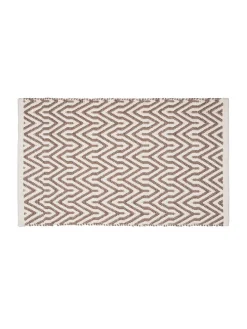 Badteppich "Altai" in Hellbraun - (L)50 x (B)80 cm