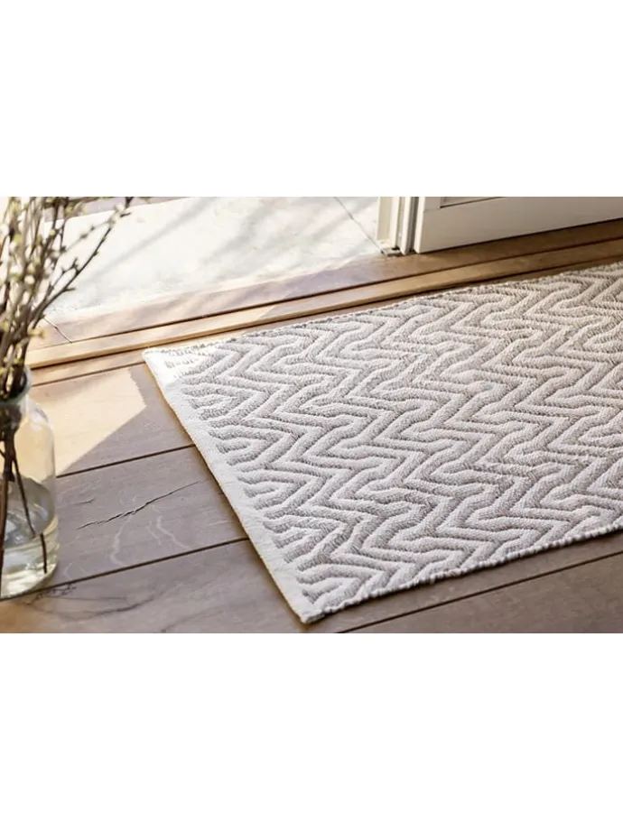 Badteppich "Altai" in Hellbraun - (L)50 x (B)80 cm