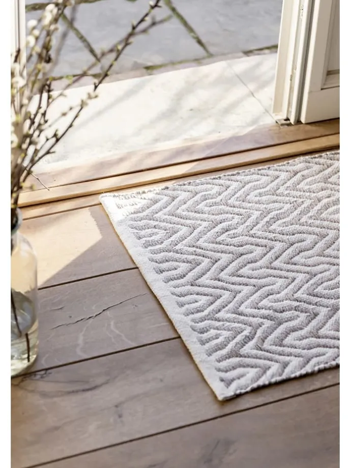 Badteppich "Altai" in Hellbraun - (L)50 x (B)80 cm