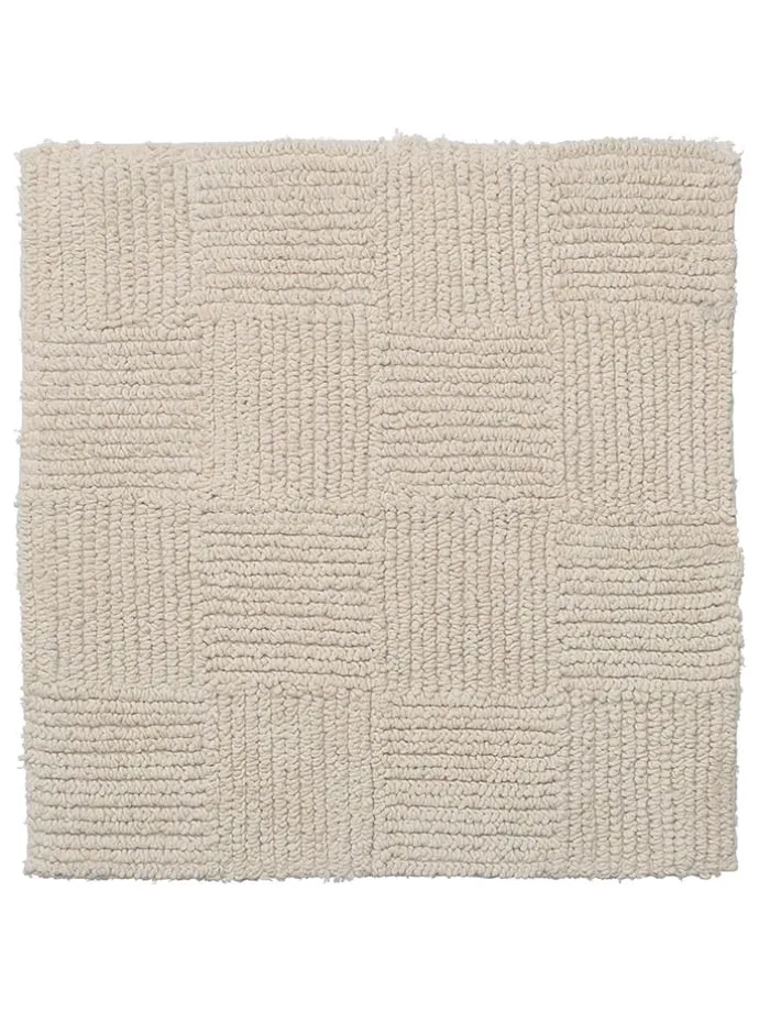 Badvorleger in Creme - (L)60 x (B)60 cm